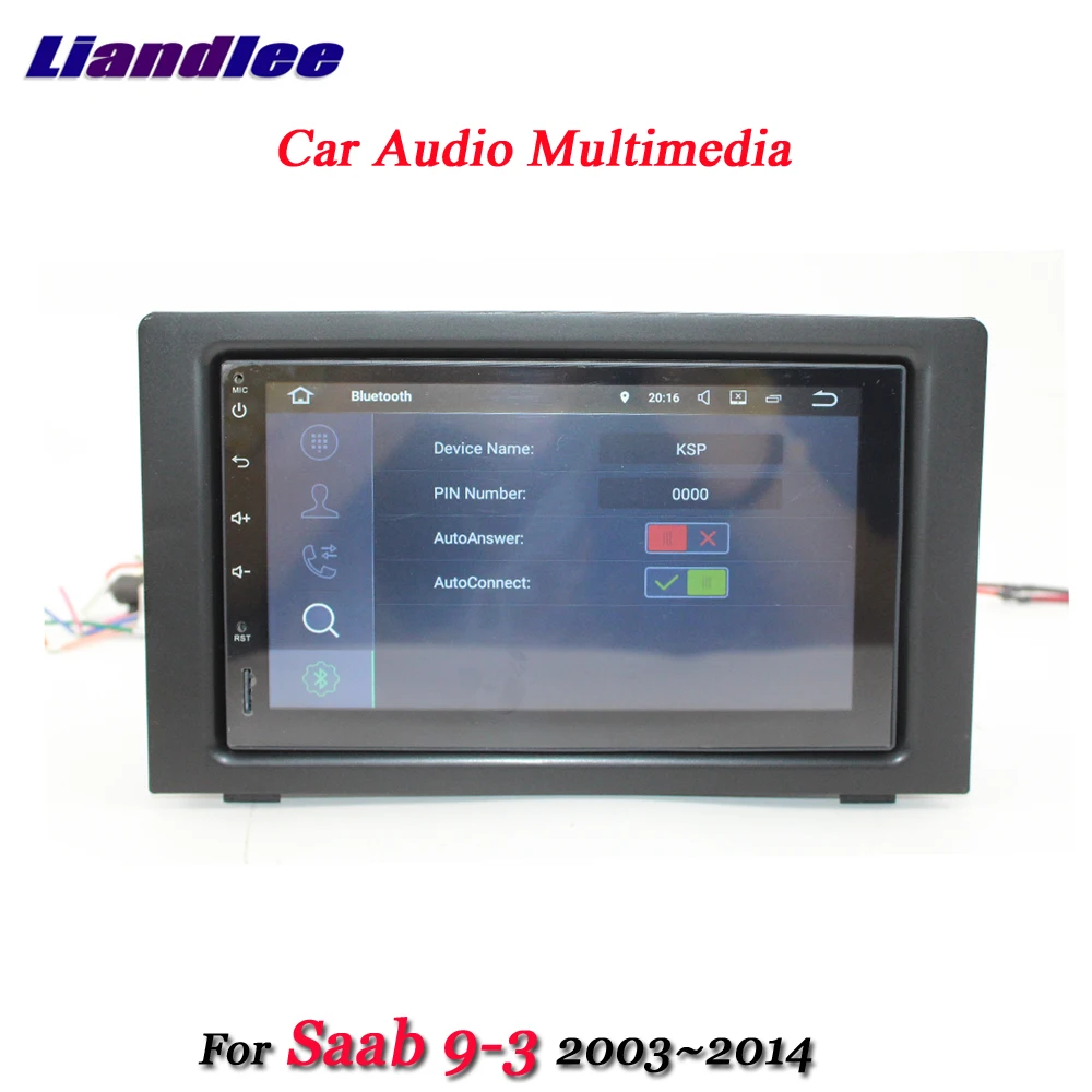 Discount Liandlee Car Android System For Saab 9-3 2003~2014 Radio Frame USB Wifi GPS Navi MAP Navigation Screen Multimedia No DVD Player 3