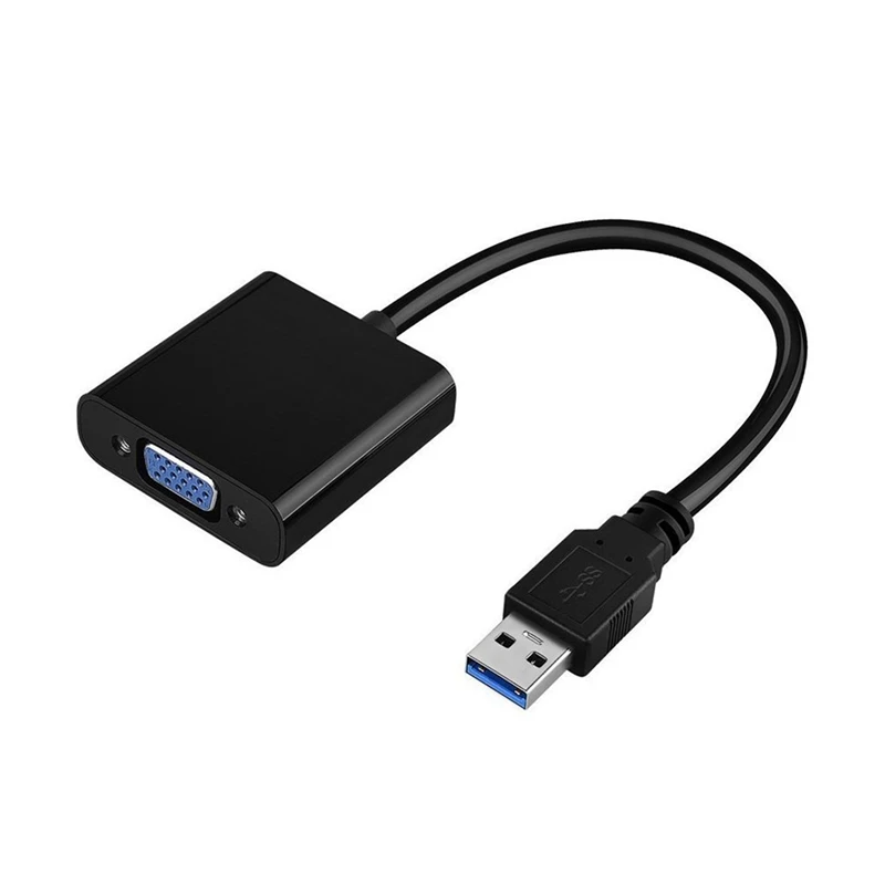 AABB-Премиум USB 3 0 в VGA адаптер конвертер Full HD внешняя видеокарта мульти монитор |