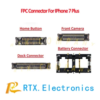 

10pcs Logic board Camera GPS Antenna Power Volume LCD Touch Screen 3D Backlight FPC Connector on Motherboard For IPhone 7Plus 7p