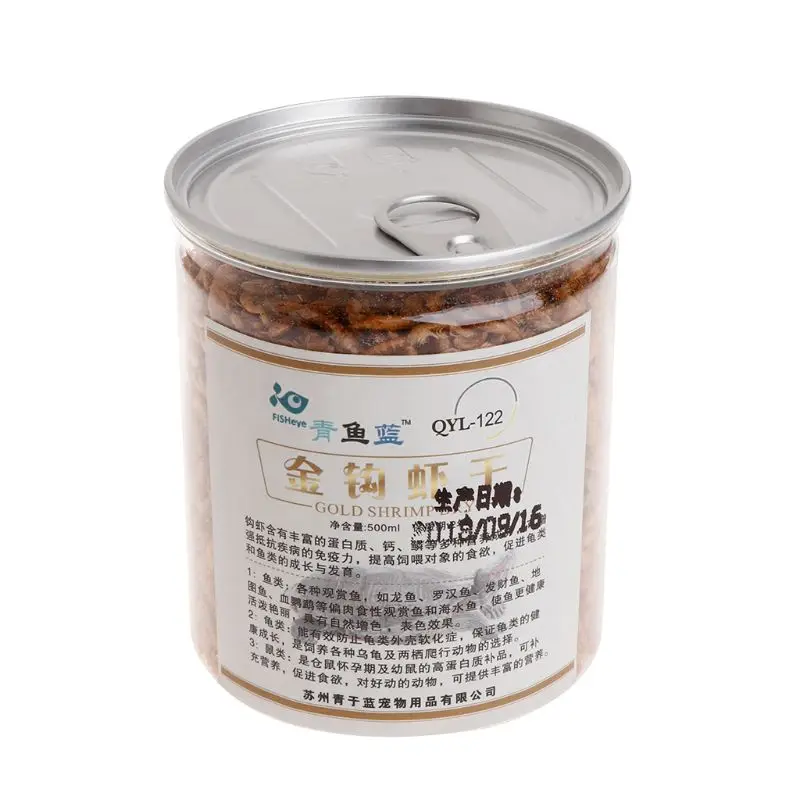 

Dried Shrimp Aquarium Fish Food High Protein Improve Appetite Fish Tank Feeding Tropical Turtle