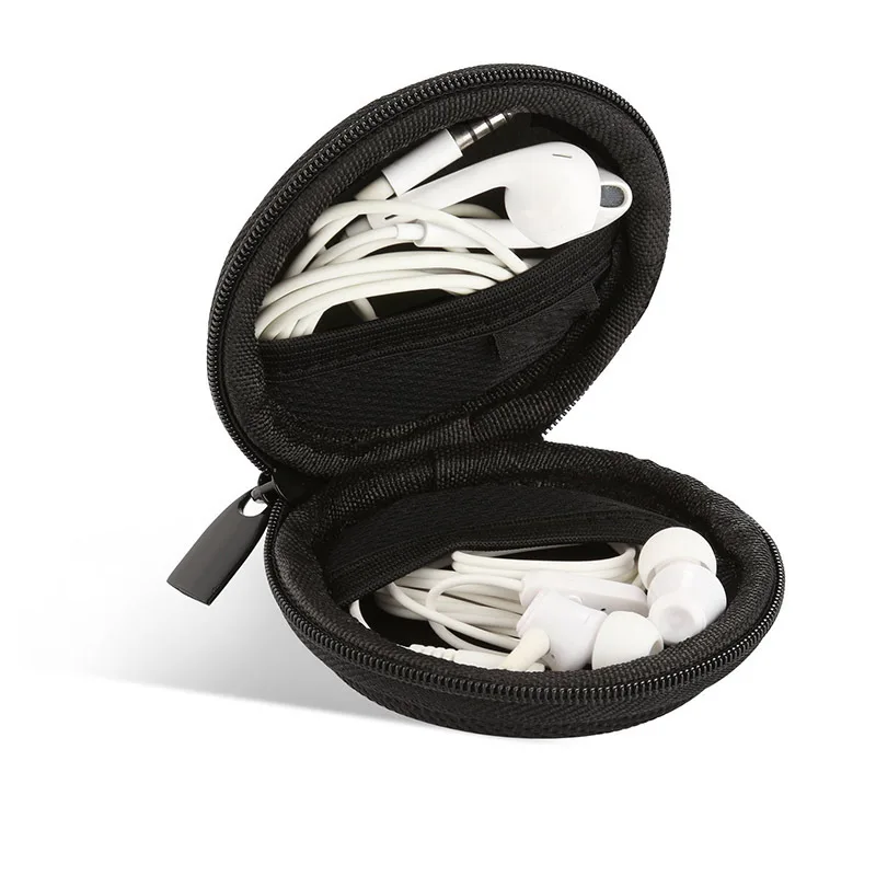 

Earphone Holder Case Carrying Hard Box Headphone Earbuds Memory Card USB Cable Storage Bag New Arrival