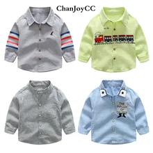 Baby Shirt Spring Autumn Hot Sale Children Boys And Girls Long Sleeve Fashion Shirts Cotton 100% Kids Clothing