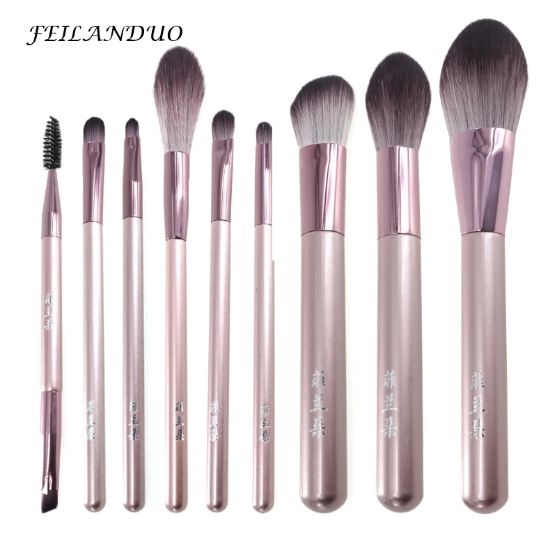 

11 Pcs Makeup Brushes Set For Women Fashion Professional Cosmetic Tools Eyebrow Eyeshadow Beauty Foundation Makeup Burshes Kits