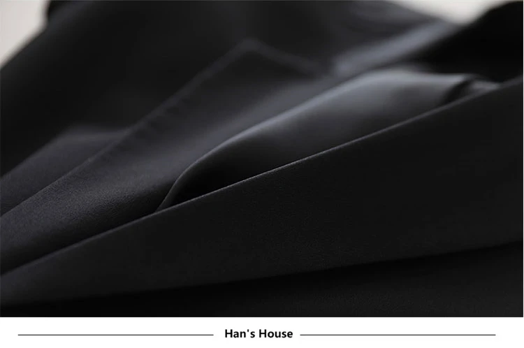 Высокое качество блейзеры женский костюм шелк ткань простой дизайн три четверти рукав одна пуговица 2 цвета костюм Новая мода