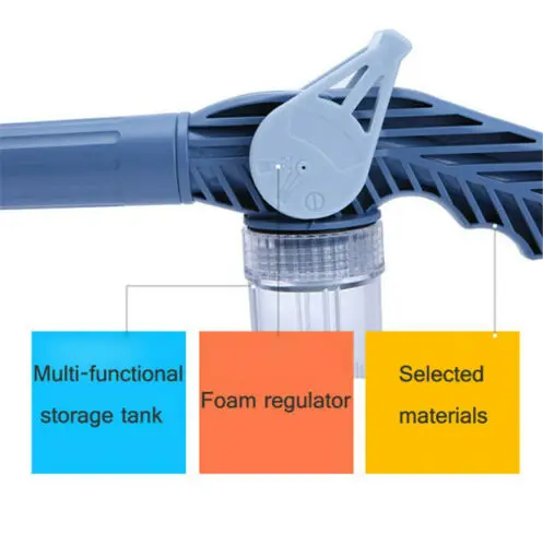 Высокое давление воды мощность бластер 8 в 1 пистолет распылитель садовый шланг газон Автомойка Великобритания