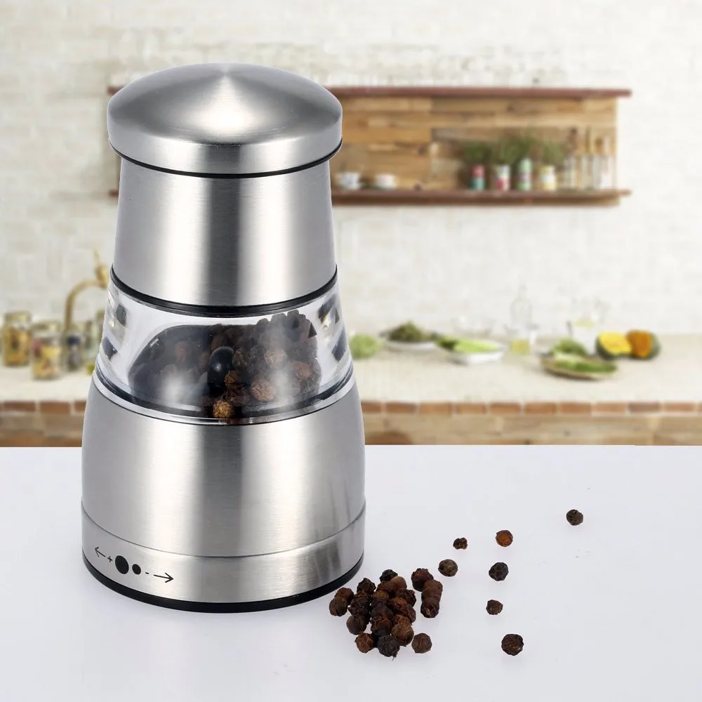 

Stainless Steel Manual Salt Pepper Mill Grinder Portable Mill Seasoning Kitchen Tools Spice Sauce Grinder Pepper Mill