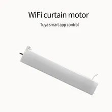 Best Price WIFI Electric Curtain Motor, Tuya smart app /Remote Control vioce control via alexa echo and Google home for smart home