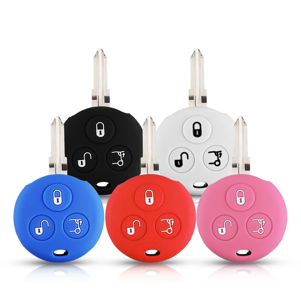 Cover chiave telecomando per Mercedes Benz Smart City Fortwo Roadster 3 pulsante car styling supporto chiave -