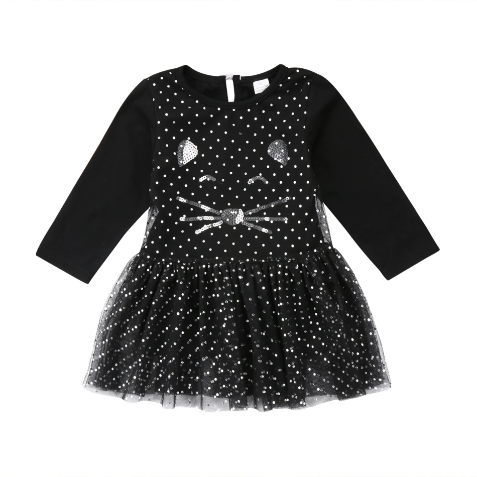 Повседневное красивое детское платье из тюля Meisjes Kleding Одежда для девочек от 1 до 5