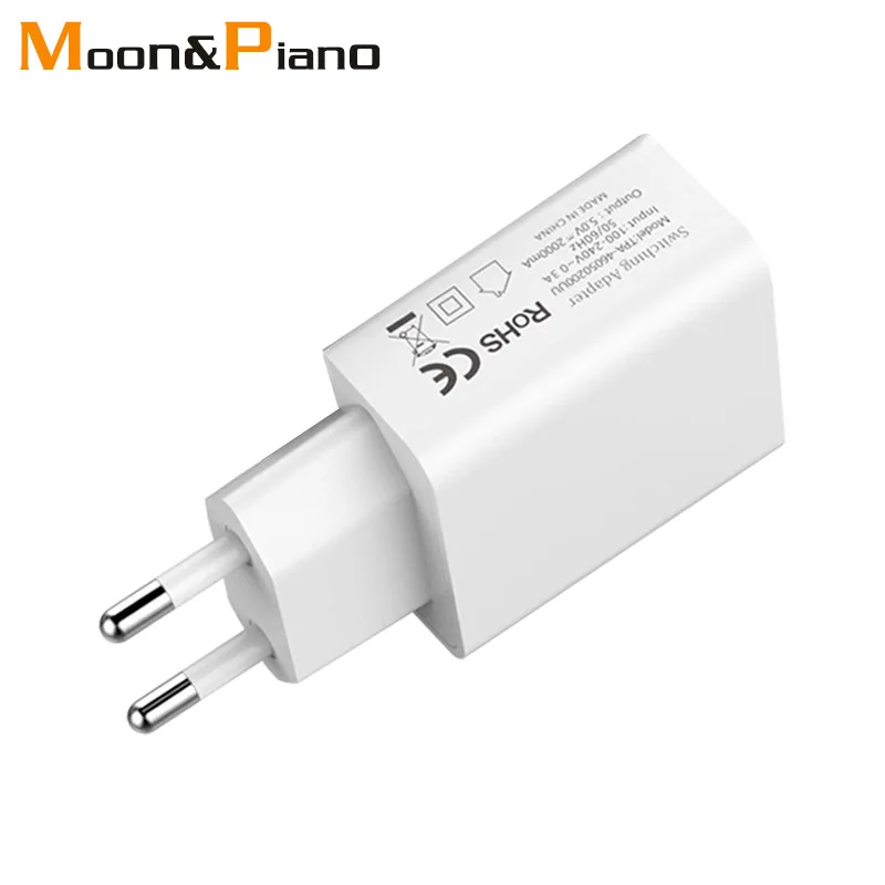 

5V2A USB Wall Charger EU Adapter Plug Travel In Europe France Spain Mobile Phone For iphone X/8/7/7S/6/6S/5s/5c/SE Samsug s8 s9