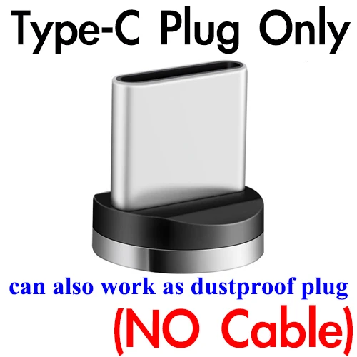 Type C Plug Микро-Тип usb C светодиодный магнитный кабель для samsung Galaxy S10 S10E S9 S8 S7 S6 Edge+ Примечание 10 9 8 5 A10 A20 A30 A40 A50 A60 A70 A80 - Тип штекера: Type C Plug