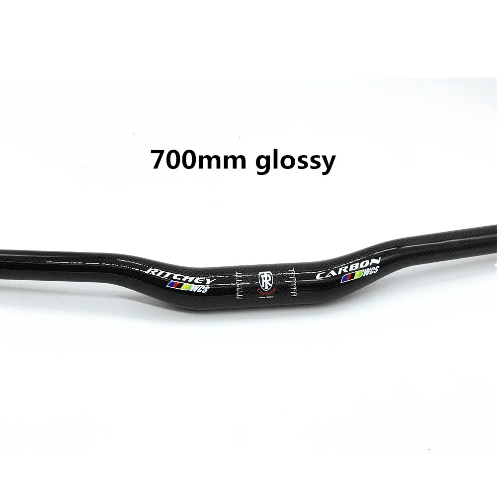 G-HOUSE углеродного волокна всего MTB для велосипедного руля 31,8 мм углеродный горный велосипед Глянцевая - Цвет: rise700mm