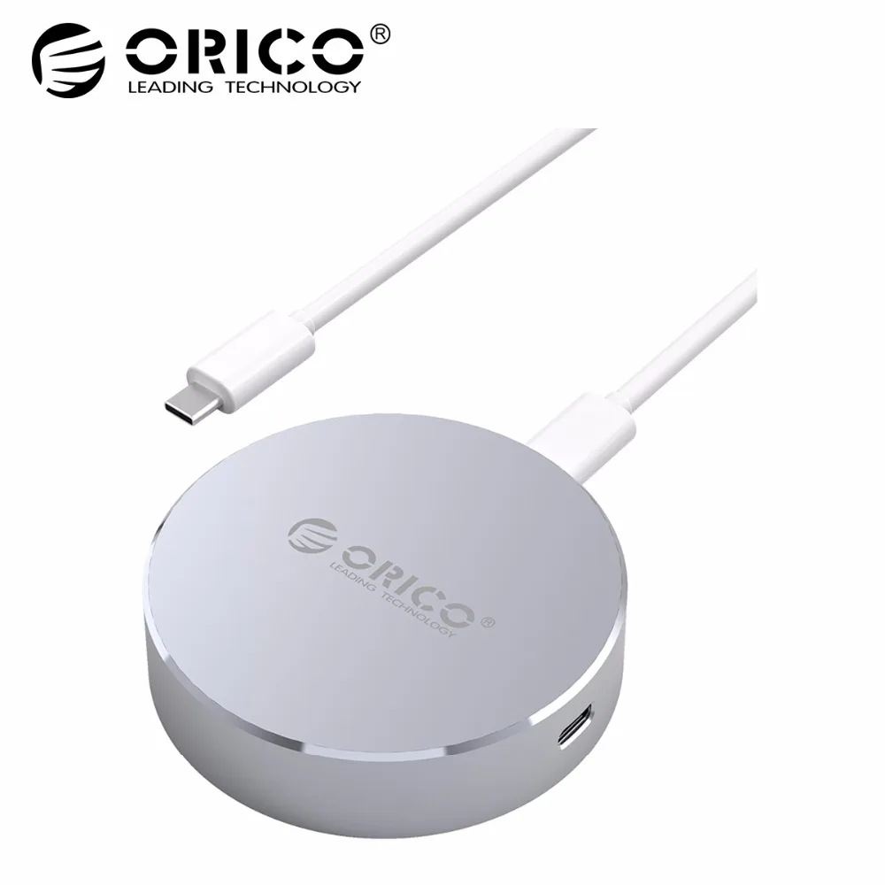 

ORICO Laptop Docking Stations Type-C to HDMI 4K Type-A USB HUB Charge Transfer Extend for Multi-device Zinc Alloy Texture