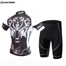 XINTOWN Men Bicycle Team Cycling Jersey Set Outdoor Roupa Ciclismo Spring/Autumn Bike Cycling Clothing With Bib Shorts CC0614