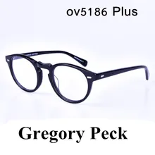Oliver Vintage glasses frame men Gregory Peck ov5186 Plus size eyeglasses women prescription optical eyewear