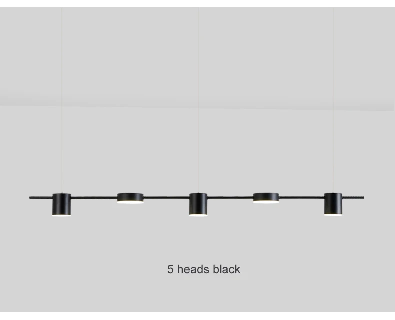 Современный минималистичный подвесной светильник для ресторана, минималистичный барный стол, столовая, креативные длинные подвесные светильники
