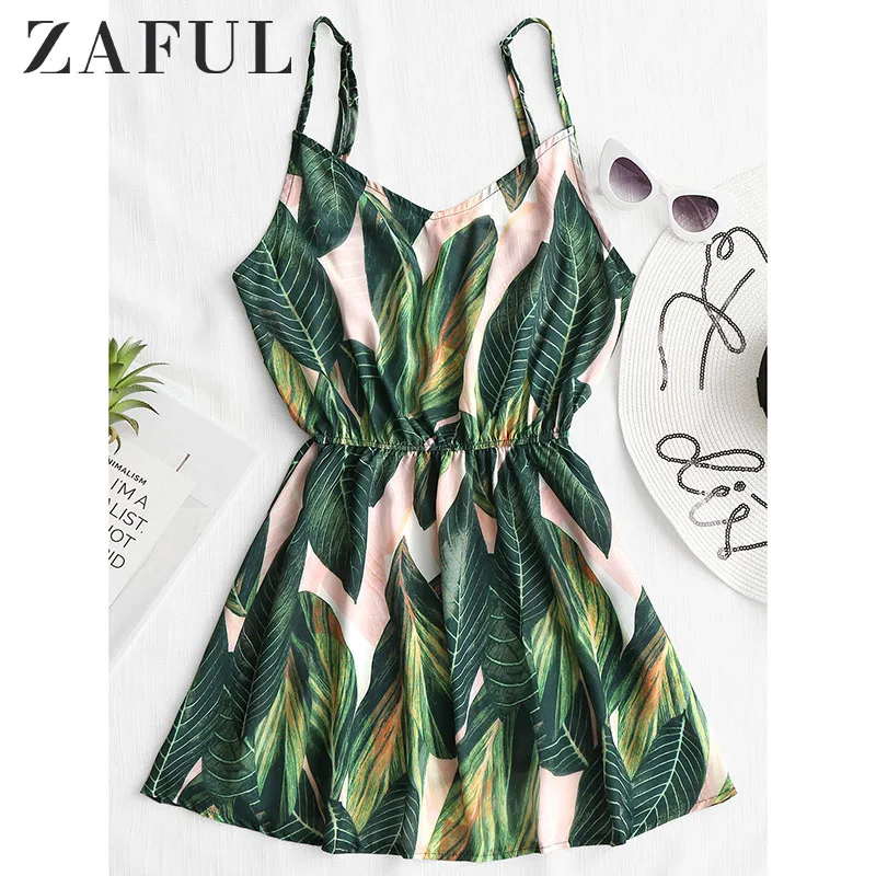 Платье футляр с принтом в виде листьев ZAFUL|Платья| |