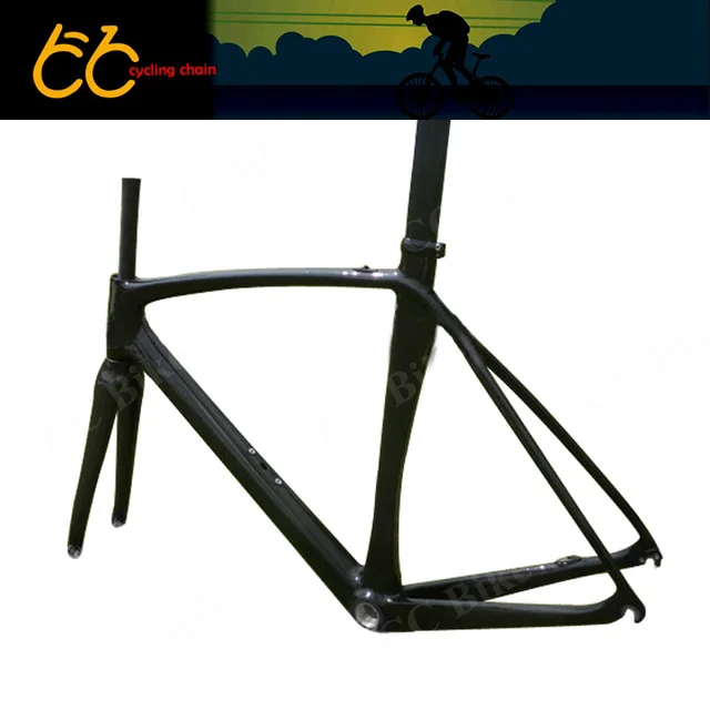 Cheap 700C Full Carbon V-Brake Bicycle Frame Road Bike Frame carbon road cycling frame including front fork CC-CR-115-V
