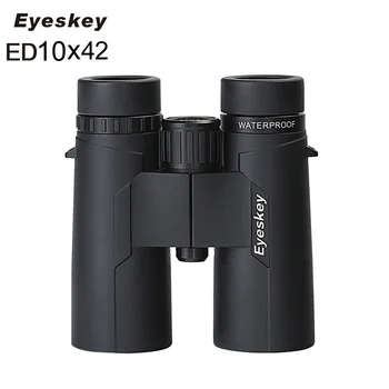 

EYESKEY NEW ED 10X42 Binoculars Extra-low Dispersion SMC5 Coating BAK4 Prism Magnesium alloy Body Nitrogen waterproof Telescope