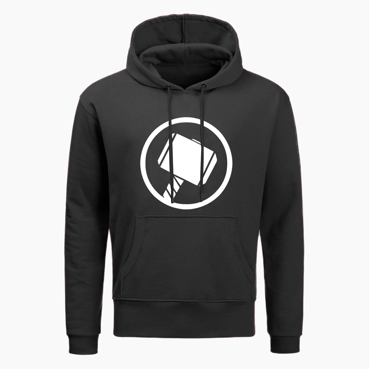 

2019 New Thor Hammer Men Hoodies Sweatshirts Mjolnir Print Hoodie Hip Hop Streetwear Clothing Men High Quality Hoody