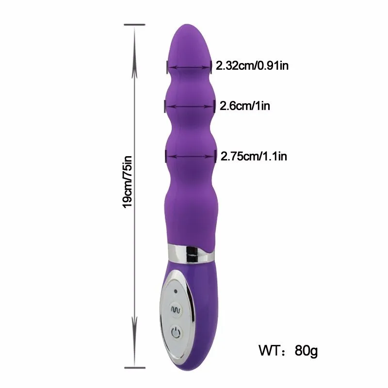 Silicone Vibration Anal Beads, Butt Plug, Anal Toys,AV Anal Vibrator, Adult Sex Toys For Women,Sex Products 2