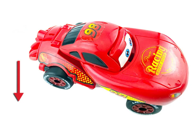 1 шт. disney Pixar Cars 2 3 Lightning McQueen экзотический детский гоночный автомобиль мальчик Рождественский подарок модель автомобиля деформированная игрушка яйцо подарок