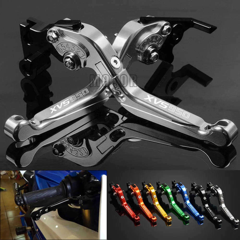 Для Yamaha XVS950 XVS 950 BOLT C SPEC/BOLT R SPEC Мотоцикл CNC алюминиевые регулируемые складные