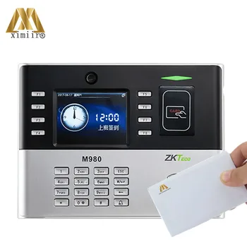 

Biometric Card Time Attendance Machine ZK M980 Time Clock With 13.56MHz IC Card Office Time Recorder