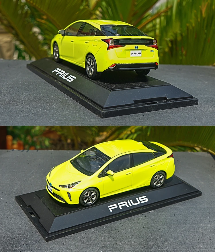 Оригинальная фабричная 1:30 TOYOTA PRIUS PHV игрушечная машинка из сплава, игрушки для детей, литая модель автомобиля, подарок на день рождения