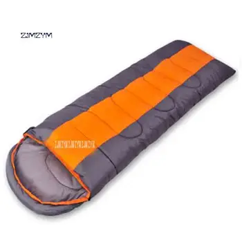

10pcs/lot New Spring and Autumn Envelope Type Sleeping Bags Outdoor Travel Camping Thick Sleeping Bag 1.6kg Adult Sleeping Bags