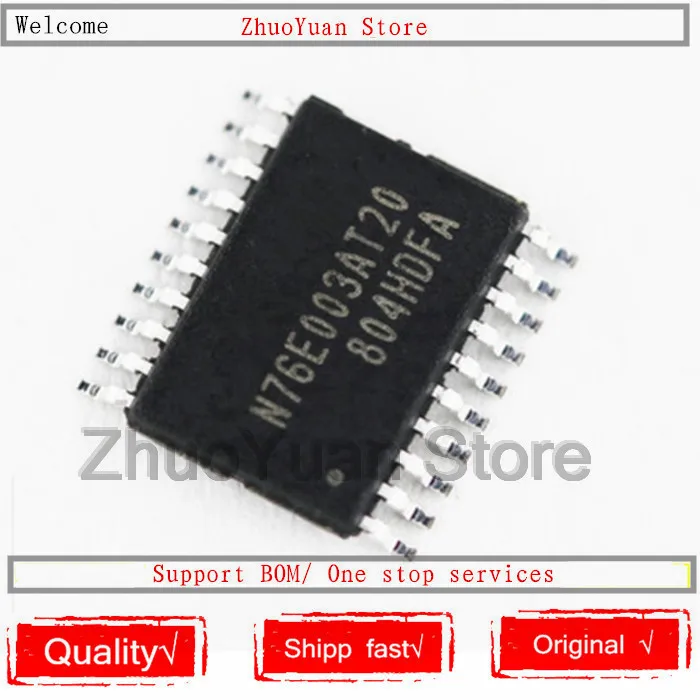 1 шт./лот 76E003 TSSOP20 N76E003AT20 новый оригинальный чип IC | Электроника