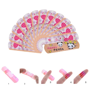 

100pcs Waterproof Breathable Cute Cartoon Band Aid Hemostasis Adhesive Bandages First Aid Emergency Kit For Kids Children