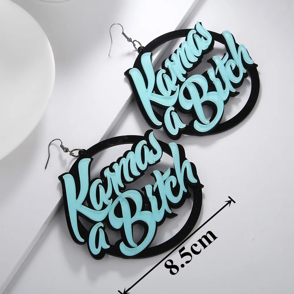 round dangling earrings
