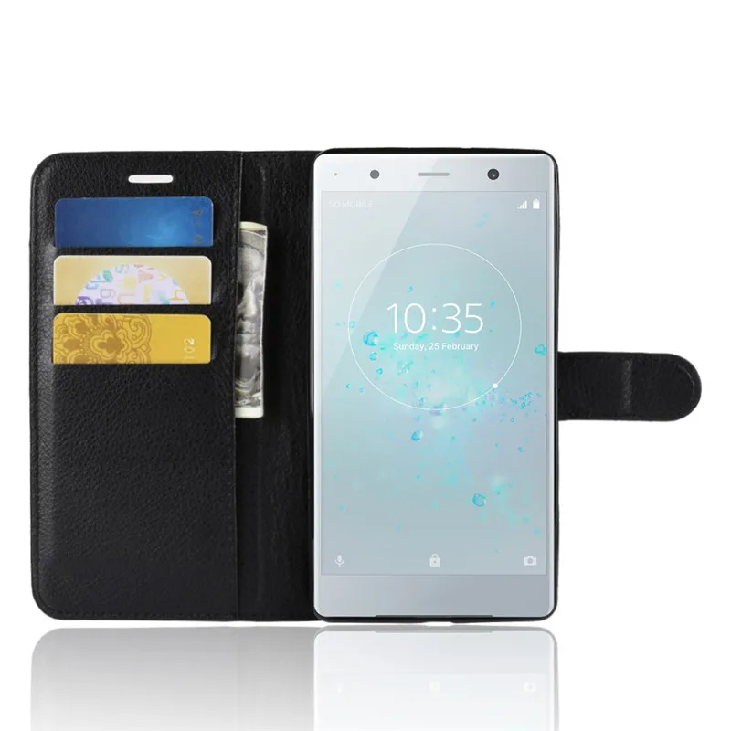 Чехол для Sony Xperia XZ2 Premium 5 8 роскошный чехол накладка из искусственной кожи