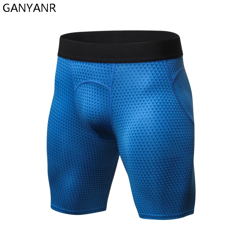 Ganyanr Running Tights Men Yoga Basketball Sports Leggings Fitness ...