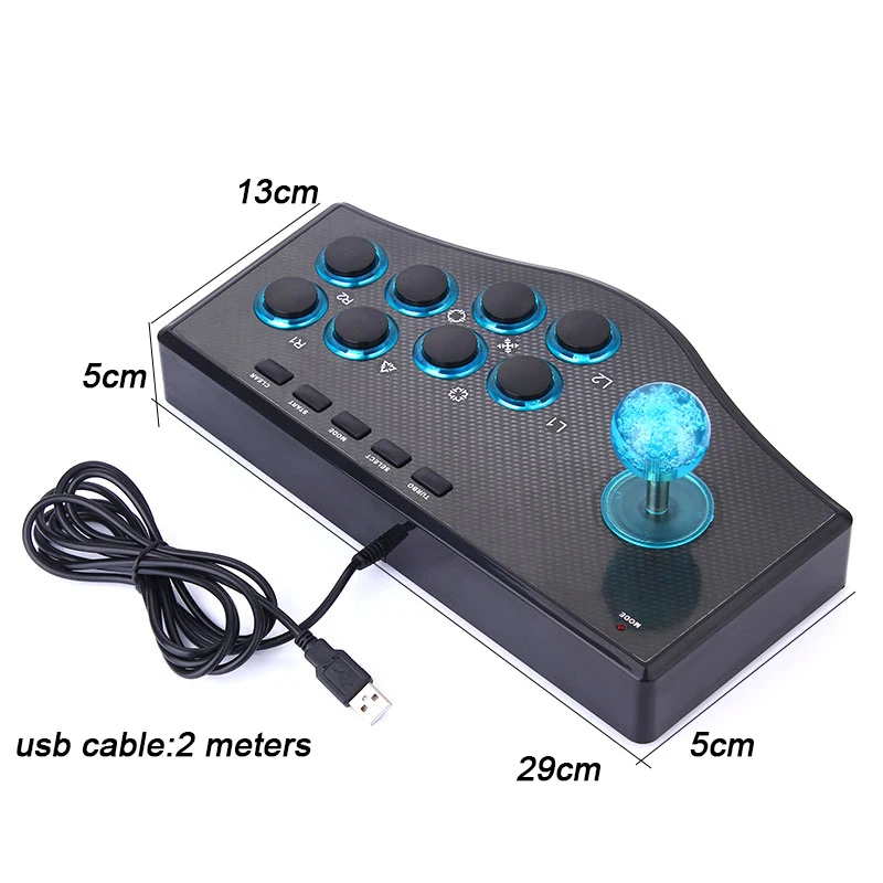 2018-NEW-Rocker-Game-Joysticker-Game-Controller-USB-Arcade-Gamepad-for-PS3-Smart-TV-PC-Android (2)