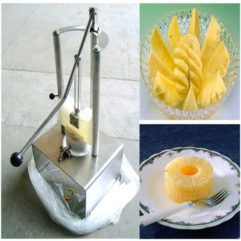 

Pineapple barrel peeling coring machine pineapple peeler corer stainless steel manual pineapple cutting machine ZF