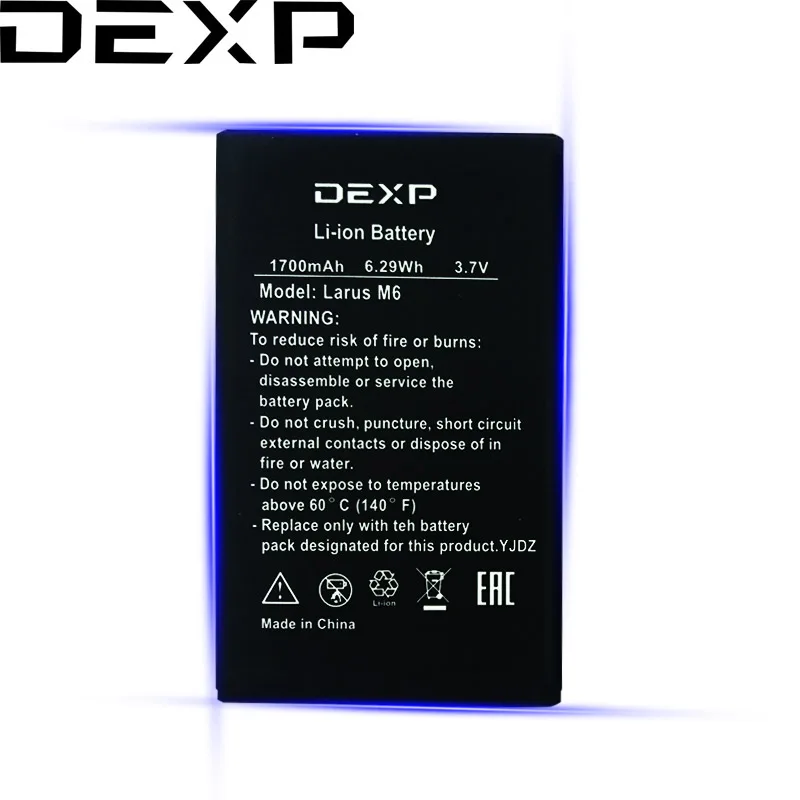 

Original NEW DEXP Larus M6 1700mAh Battery Cellphone Bateria + Tracking Number
