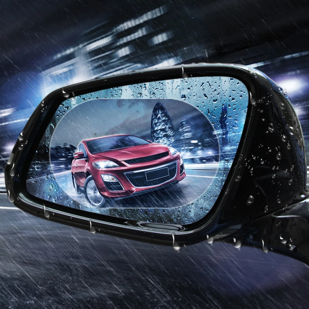 

Car Rainproof Rearview Mirror Protective Film for granta skoda yeti lada priora kia rio k2 mazda peugeot 308 Car Accessories