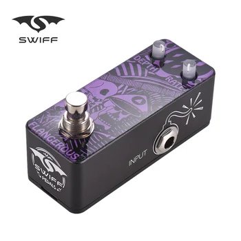 

SWIFF DP02 FLANGEROUS Guitar Effect Pedal Digital Flanger Guitar Pedal True Bypass Metal Shell Guitar Parts & Accessories