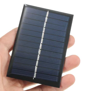 

6V 0.6W Solar Panel Solar Power Panel Poly Module DIY Small Cell Charger For Light Phone Toy Portable Drop Shipping
