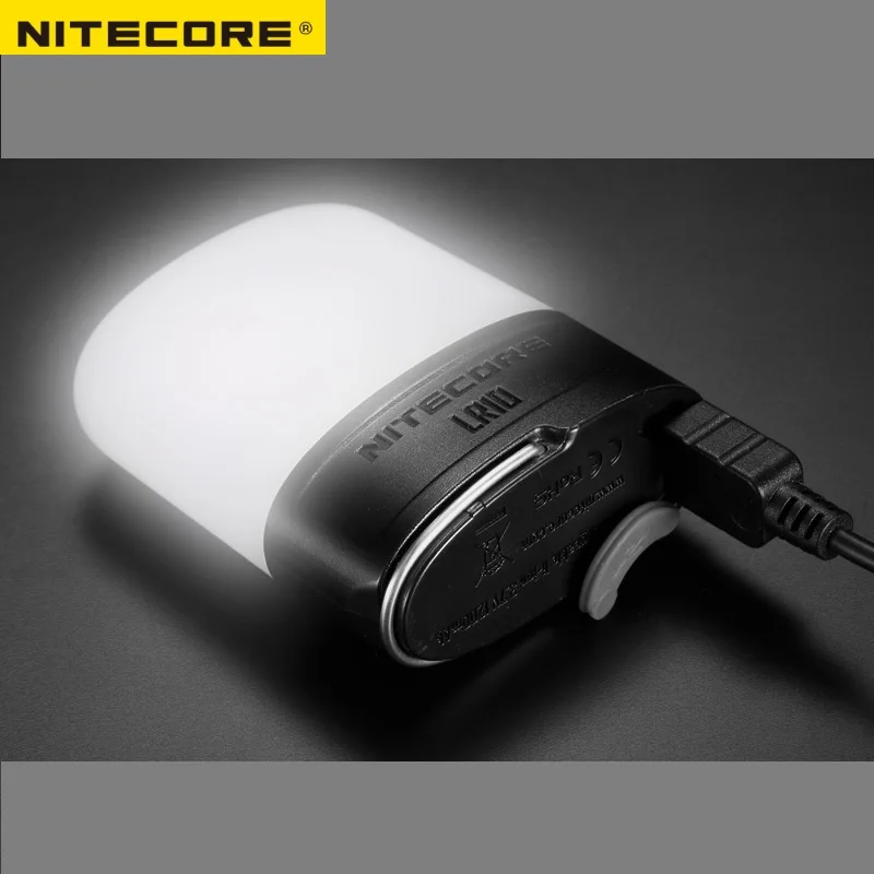 Nitecore LR10 9 x светодиодов высокой ЧРИ USB Перезаряжаемые Кемпинг Фонари
