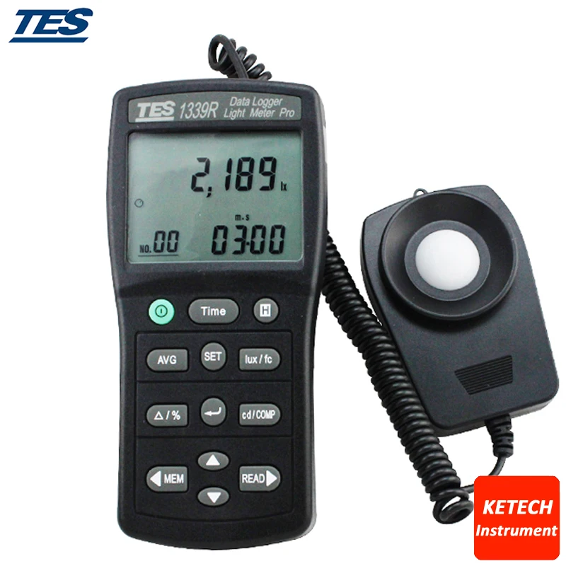 Регистратор данных Lux Light Meter TES1339R