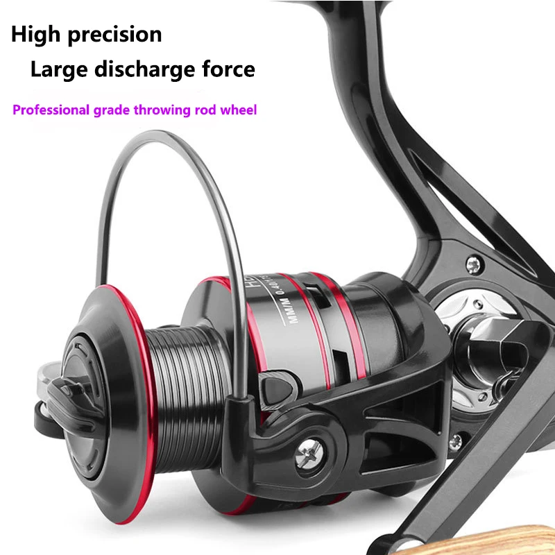 

Full metal fishing line wheel rocker arm professional grade fishing rod line wheel high precision spinning wheel fishing wheel