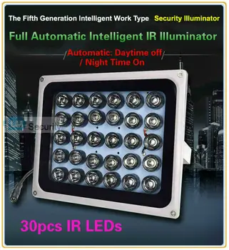 

Lihmsek 150m high power 30pc Array LED illuminator Light CCTV IR Infrared Night Vision For Parking lot HighWay Camera assistant