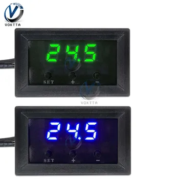 

W1209 DC 12V Digital LED Temperature Controller Mini Thermometer Meter Thermostat Pyrometer Control Module with NTC Sensor Wire