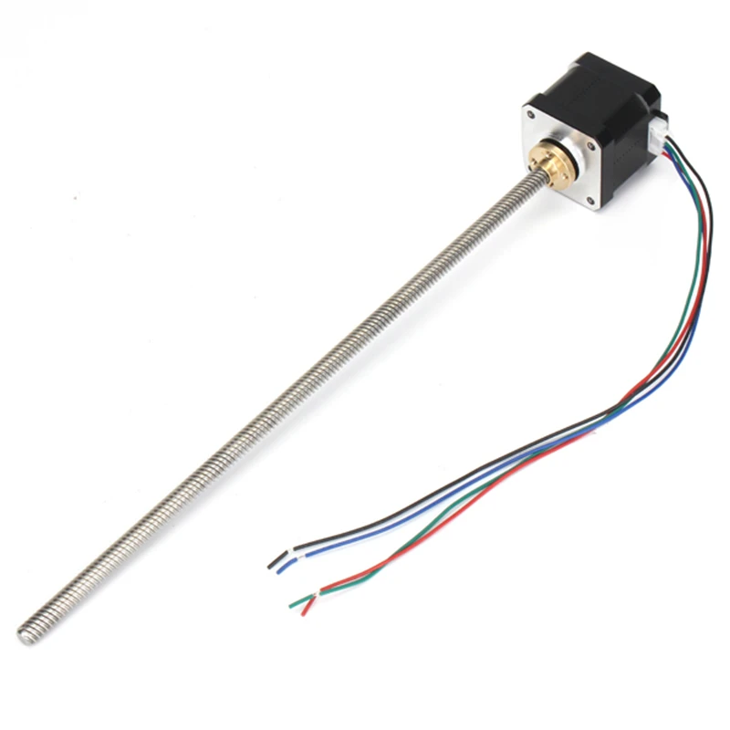 

1pc High Quality 1.8 Degree 0.4NM 1.7A Stepper Motor With T8 Lead Screw For 3D Printer