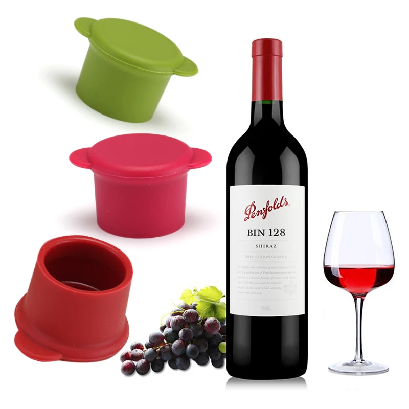 Buy Silicone Reusable Wine Bottle Caps/Beer Sealer Cover Wine bottle stopper