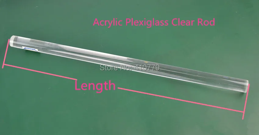 2 THZ Acrylic Plexiglass Clear Rod (2)
