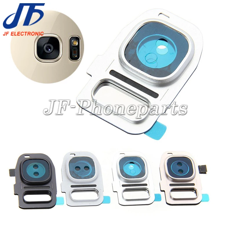 50pcs/Lot Back Rear Camera Lens Ring Cover Part + frame